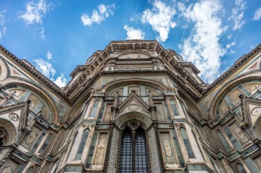 Santa Maria del Fiore Katedrali. Muhteşem Rönesans Kubbesi. Tasarımı Filippo Brunelleschi tarafından Floransa, İtalya 'da yapıldı.