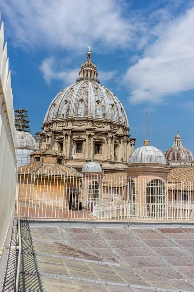 Cúpula Basílica São Pedro Cidade Vaticano — Fotografia de Stock