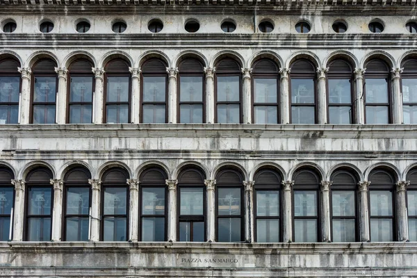 Europa Itália Veneza Piazza San Marco Baixa Vista Construção — Fotografia de Stock