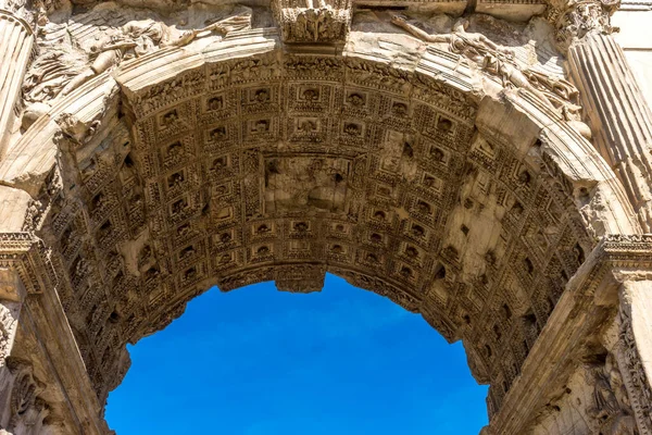 Europa Italia Roma Forum Romanum Titusbuen – stockfoto