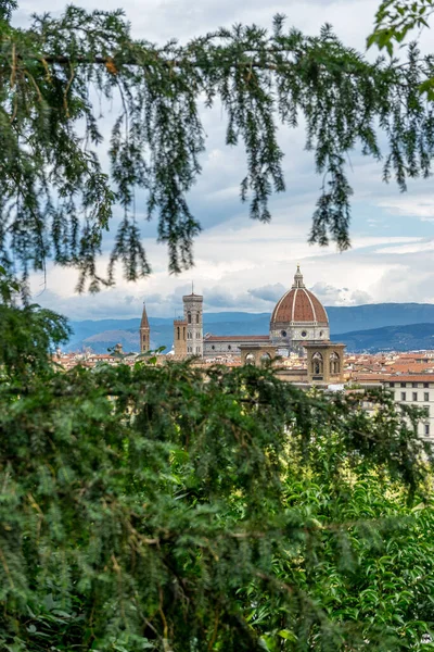 Πανόραμα Της Φλωρεντίας Cityscape Θέα Από Piazzale Michelangelo Πλατεία Michelangelo — Φωτογραφία Αρχείου