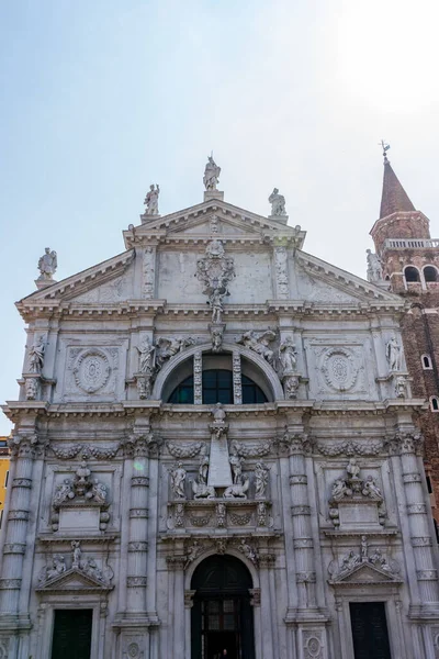 Італія Венеція Сан Мойз Лучний Погляд Історічного Будування — стокове фото