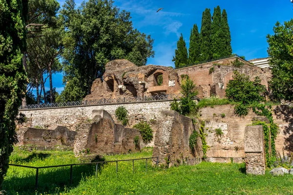 Ruínas Antigas Fórum Romano Roma — Fotografia de Stock