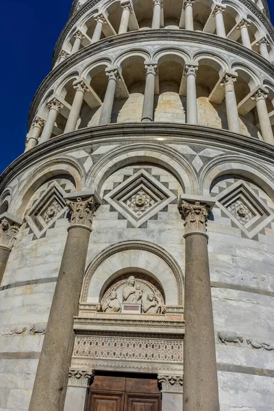 Вигнута Вежа Пізи Площі Piazza Del Miracoli Duomo Кладовище Тоскані — стокове фото