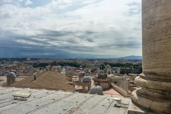 Roman Cityscape, Panaroma of Rome viewed from the top of Saint Peter's basilica at the vatican