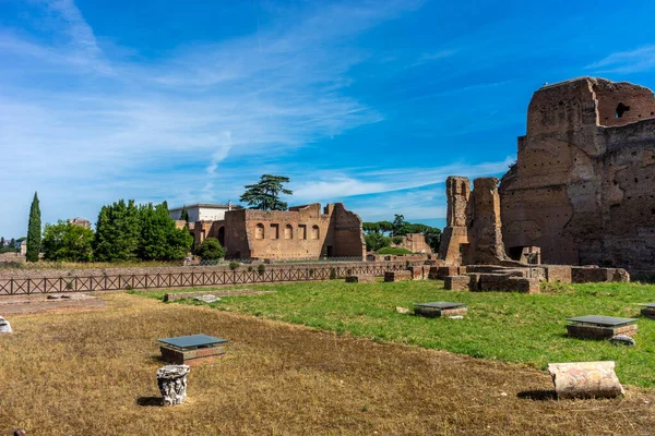 Las Ruinas Antiguas Foro Romano Colina Palatina Roma — Foto de Stock