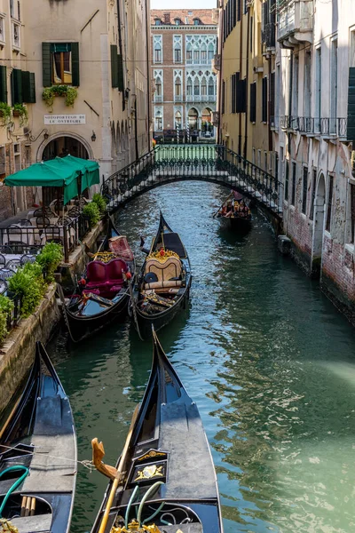 Europe Italie Venise Venise Haute Vue Ensemble Des Bateaux Dans — Photo