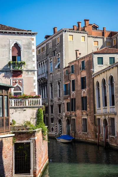 Europa Italia Venecia Puente Los Suspiros Vista Los Edificios Ciudad — Foto de Stock