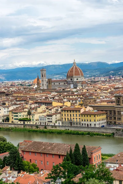 Panaromic View Florence Townscape Cityscape Seen Piazzale Michelangelo Michelangelo Square — Foto de Stock