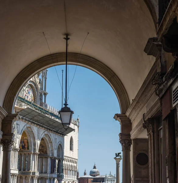 Європа Італія Венеція Базиліка Святого Марка Любов Англь Поглядовування Історічної — стокове фото