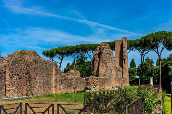 Las Ruinas Antiguas Foro Romano Roma Famoso Hito Mundial — Foto de Stock