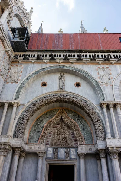 Europa Italien Venedig Markuskyrkan Lägg Visa Historisk Building Sky — Stockfoto