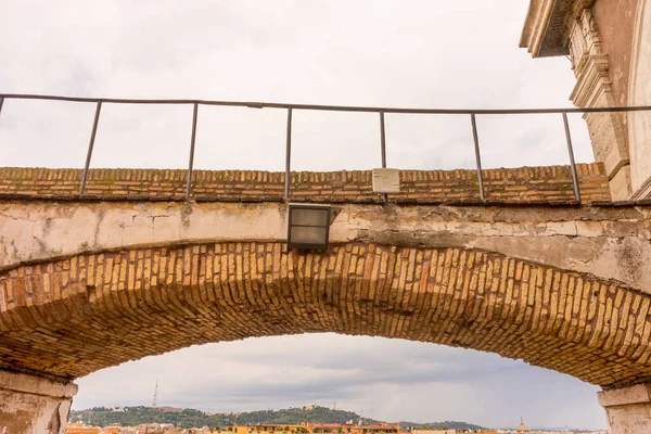 Europa Włochy Rzym Castel Sant Angelo Mauzoleum Hadriana Długi Most — Zdjęcie stockowe