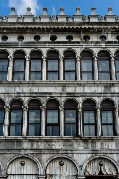 Europa Italië Venetië Piazza San Marco Low Angle View Building — Stockfoto