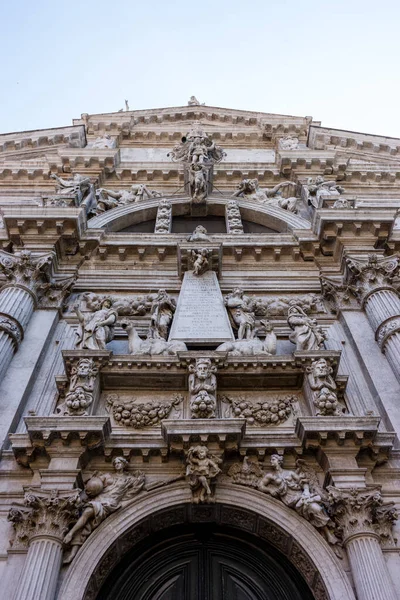 Italië Venetië San Moise Low Angle View Historic Building Sky — Stockfoto