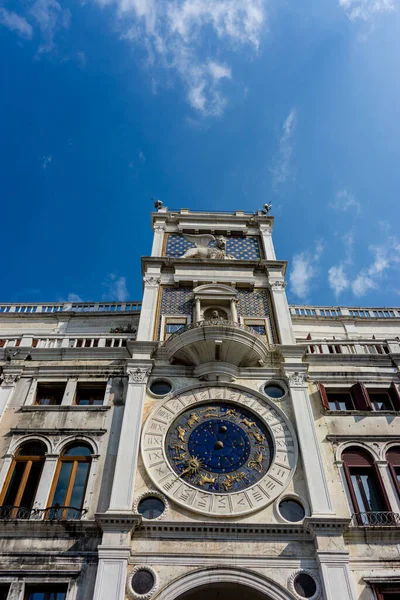 Europe Italie Venise Tour Horloge Saint Marc Faible Vue Ensemble — Photo