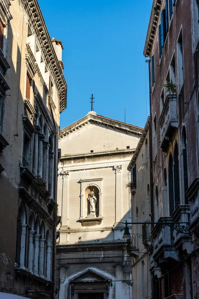 Europa Itália Veneza Veneza Baixa Vista Ângulo Edifício Contra Céu — Fotografia de Stock