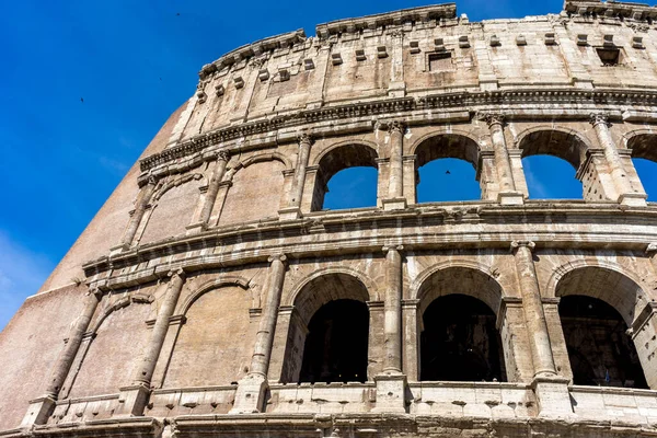 Facciata Del Grande Colosseo Romano Colosseo Colosseo Noto Anche Come — Foto Stock