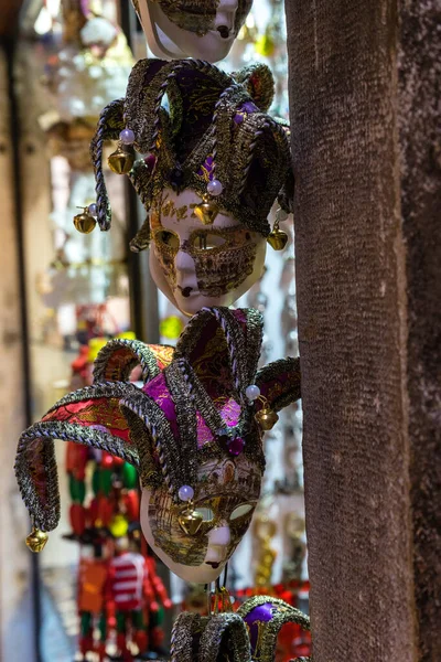 Italien Venedig Eine Nahaufnahme Einer Venezianischen Maske — Stockfoto