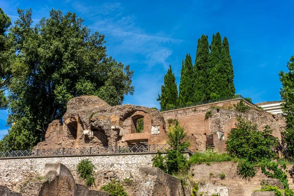 Antika Ruinerna Vid Forum Romanum Rom — Stockfoto