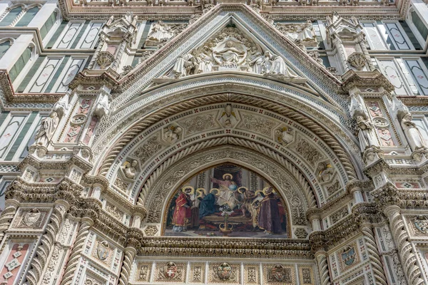 Собор Санта Мария Дель Фьоре Великолепным Куполом Эпохи Возрождения Спроектированным — стоковое фото