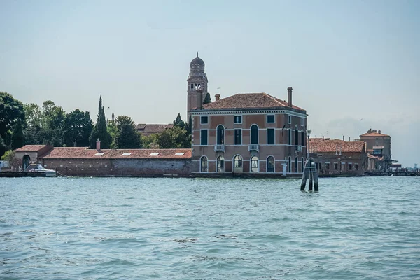 Europa Italia Venezia Venezia Vista Dei Fabbricati Dal Canale Contro — Foto Stock