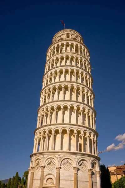 Krzywa Wieża Pizy Placu Piazza Del Miracoli Duomo Cmentarz Camposanto — Zdjęcie stockowe