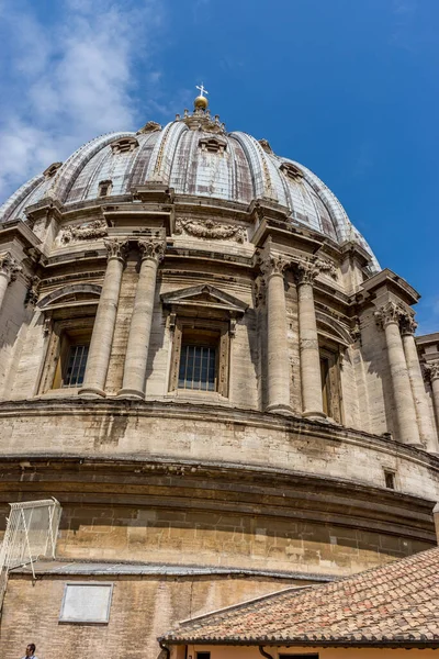 Cúpula Basílica São Pedro Cidade Vaticano — Fotografia de Stock