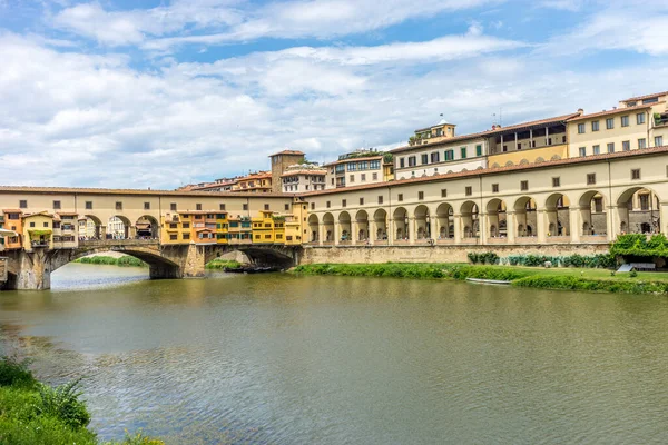Firenze Olaszország 2018 Június Ponte Vecchio Arno River Florence Olaszország — Stock Fotó