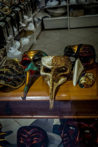 Venedig Italien Juli 2018 Venezianische Masken Venedig Italien — Stockfoto