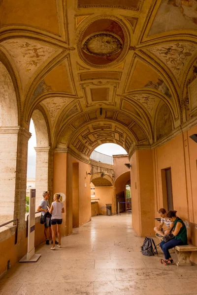 Rome Italië Juni 2018 Interieurs Van Het Castel Sant Angelo — Stockfoto