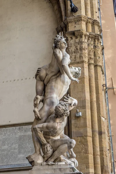 Florens Italien Juni 2018 Våldtäkten Sabine Women Loggia Dei Lanzi — Stockfoto