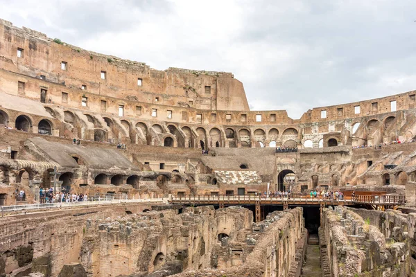 Róma Olaszország 2018 Június Római Kolosszeum Belseje Colosseo Kolosszeum Más — Stock Fotó