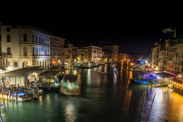 Venecia Italia Junio 2018 Gran Canal Venecia Italia Por Noche — Foto de Stock