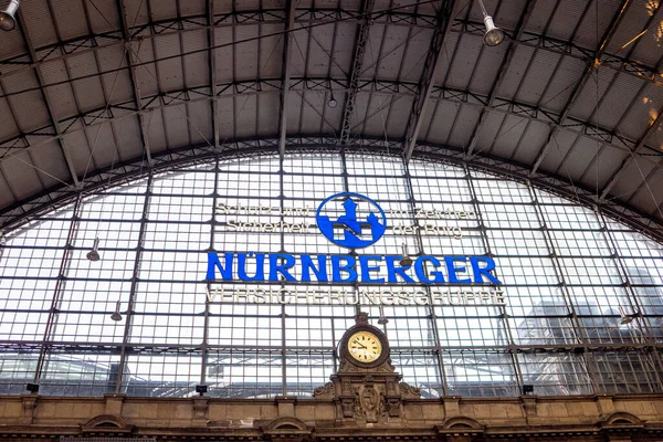 Frankfurt Alemania Mayo 2018 Deutsche Bahn Bahnhof Estación Tren Frankfurt — Foto de Stock