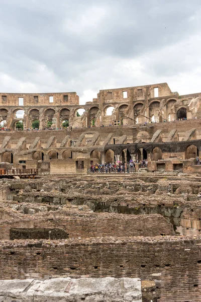 Rom Italien Juni 2018 Innenraum Des Römischen Kolosseums Kolosseum Colosseo — Stockfoto