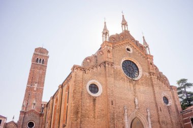 Venedik, İtalya - 30 Haziran 2018: Venedik, İtalya 'da Santa Maria Gloriosa dei Frari