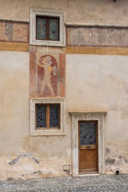 Roma, İtalya - 23 Haziran 2018: Roma, İtalya 'daki Hadrian Anıtmezarı Sant Angelo Kalesi