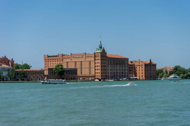 Venedik, İtalya - 01 Temmuz 2018: Venedik, İtalya 'da Piazza San Marco