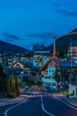 Kastelruth, İtalya - 28 Haziran 2018: Kastelruth, Castelrotto, İtalya