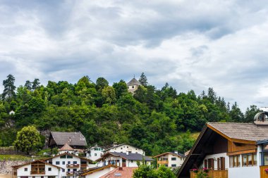 Kastelruth, İtalya - 29 Haziran 2018: Kastelruth, Castelrotto, İtalya