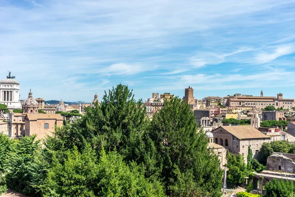 Rome Italië Juni 2018 Skyline Van Rome Gezien Vanaf Palatijnse — Stockfoto