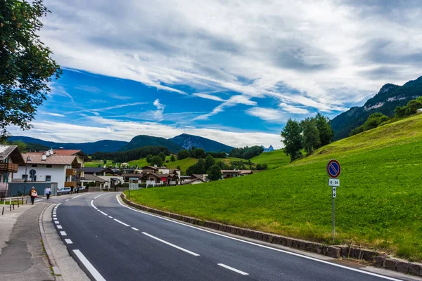 Kastelruth Itália Junho 2018 Paisagem Urbana Kastelruth Castelrotto Itália — Fotografia de Stock