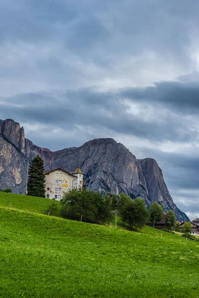 Kastelruth Itálie Června 2018 Městská Krajina Město Kastelruth Castelrotto Itálii — Stock fotografie