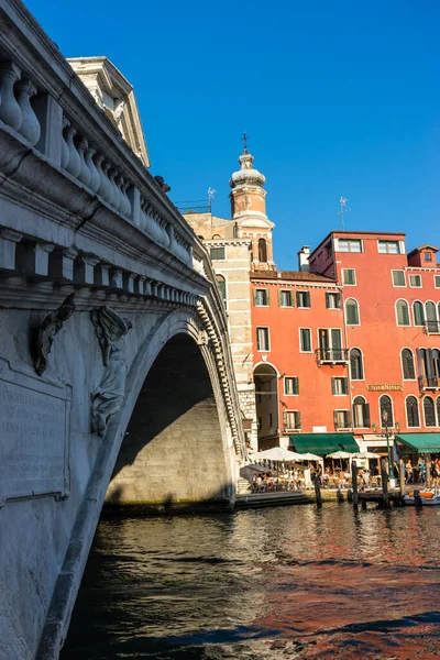 Venise Italie Juin 2018 Pont Rialto Sur Grand Canal Venise — Photo