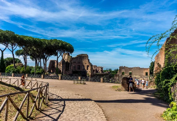 Roma Italia Junio 2018 Las Ruinas Antiguas Foro Romano Roma — Foto de Stock