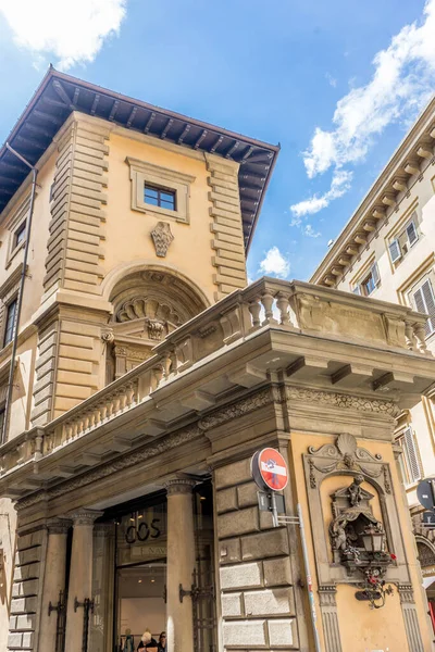 Florencia Italia Junio 2018 Palazzo Strozzi Amanecer Una Nación Florencia — Foto de Stock