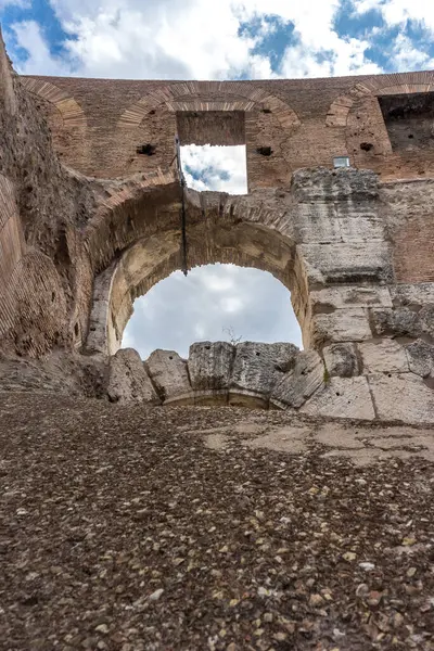 Roma Italia Junio 2018 Arco Cerrado Del Pasaje Entrada Del — Foto de Stock