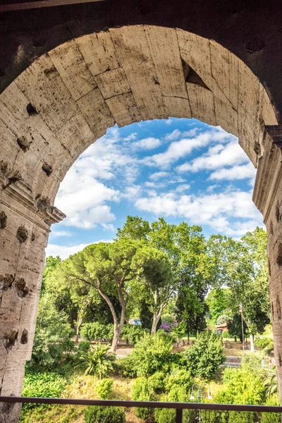 Rome Italië Juni 2018 Ruïnes Van Het Romeinse Forum Bekeken — Stockfoto