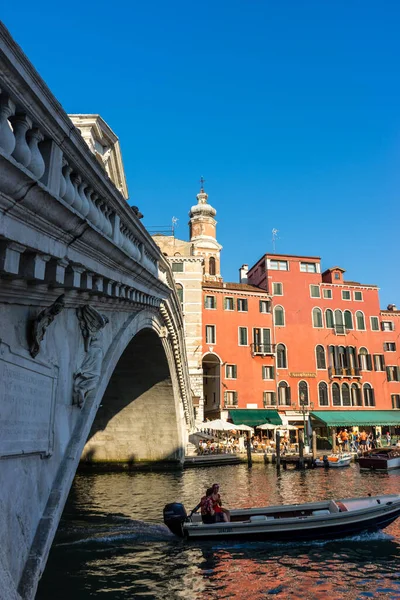 Venise Italie Juin 2018 Pont Rialto Sur Grand Canal Venise — Photo